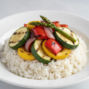 Grilled Veggie With Rice Grilled Veggie With Rice
