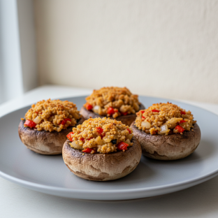 Vegan Stuffed Mushrooms