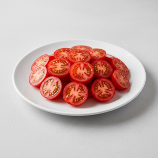 Sliced Grape Tomatoes