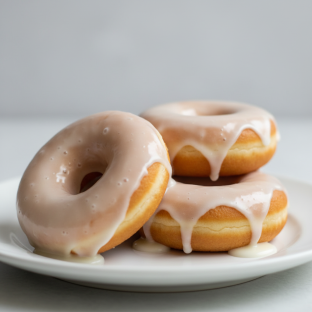 Gluten Free Vanilla Glazed Donuts