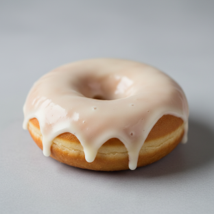 GF Brioche Donut with a Vanilla Glaze