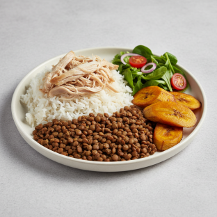 Lentil Bowl with Chicken