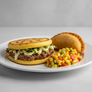 Colombianisima Arepa and Chicken Empanada