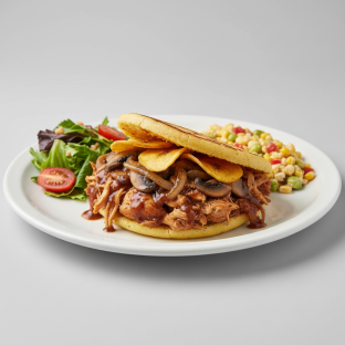 Maite Arepa with Sides Maite Arepa with Sides