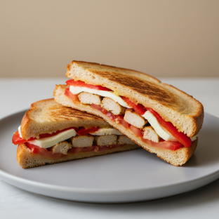 Chicken & Roasted Red Pepper Panini