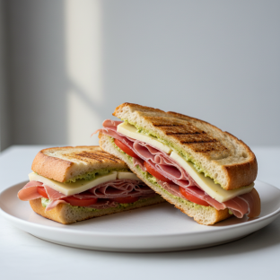 Italian Style Ham & Provolone Panini