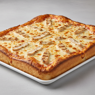 Sicilian-Style Pizza with Chicken Breast (Half Pan)