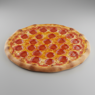 Traditional Pepperoni Pizza (14")
