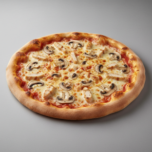 Traditional Chicken and Mushroom Pizza (18")