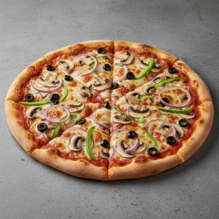 Traditional Veggie Pizza (18")