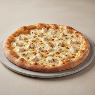Traditional Garlic and Chicken Pizza (14")