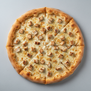 Traditional Garlic and Chicken Pizza (18")