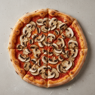 Traditional Vegan Mushroom Pizza (18")