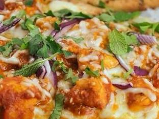 Gluten Free Madras Magic Chicken Tikka Masala Pizza