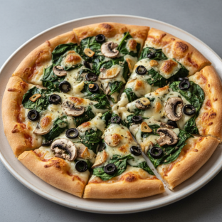 Individual 10" Small Vegan Spinach Pizza