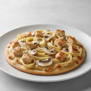 Alfredo Chicken Fettuccine Pizza
