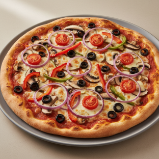 Gluten Free and Vegan Veggie Pizza