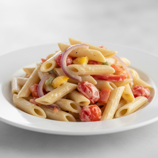 Gluten-Free Alfredo Veggie Penne Pasta