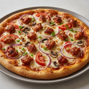 Gluten Free Amritsar Chicken Tandoori Chicken Pizza