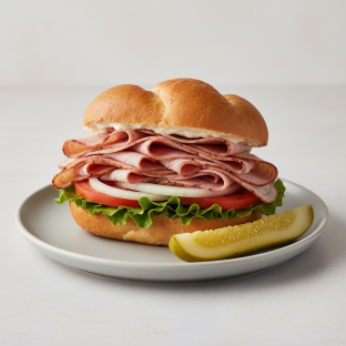 Turkey Pastrami Sandwich