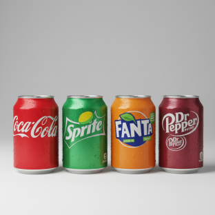 Assorted Soda Bottles