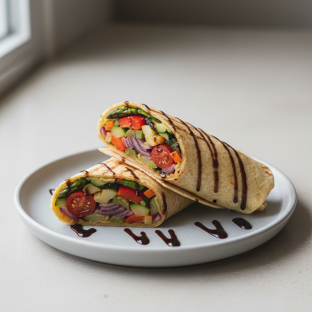 Roasted Veggie Wrap