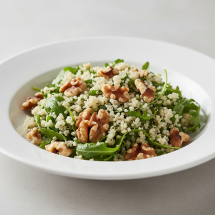 Quinoa with Arugula & Walnuts