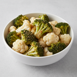 Seasoned Broccolli & Cauliflower Seasoned Broccolli & Cauliflower