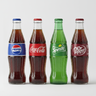 Assorted Soda Bottles Assorted Soda Bottles