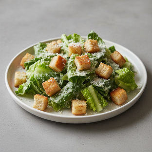 Caesar Salad with Brioche croutons