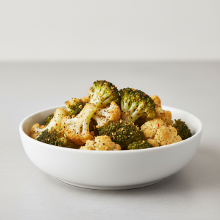 Seasoned Broccolli & Cauliflower