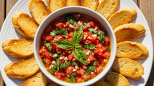 Tomato Basil Bruschetta