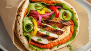 Spitfire Chicken Pita Wrap