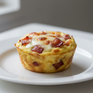 Bacon and Cheese Muffin Frittata