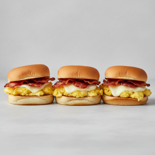 Bacon Egg and Cheese Breakfast Sliders