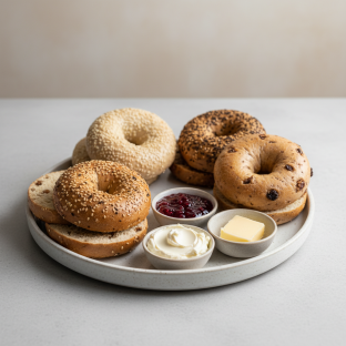 Gluten Free Bagels Tray