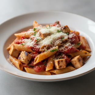 Gluten Free Penne Marinara with Chicken
