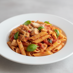 Gluten Free Penne Arrabiata with Chicken