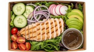 Grilled Chicken Manchester Salad with Balsamic Vinaigrette