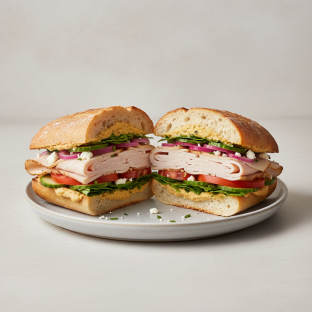 Turkey Hummus Sandwich Turkey Hummus Sandwich