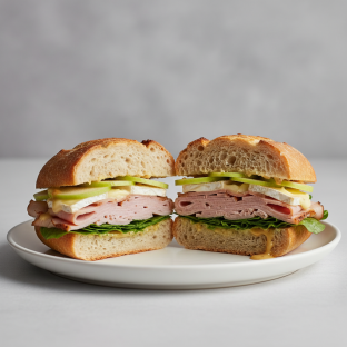 Smoked Turkey Brie Sandwich Smoked Turkey Brie Sandwich