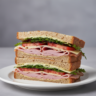 Ham and Swiss Sandwich Ham and Swiss Sandwich