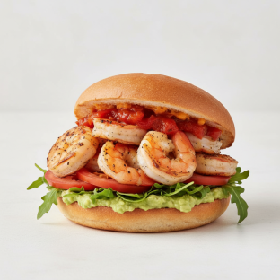Grilled Jumbo Shrimp Sandwich Grilled Jumbo Shrimp Sandwich