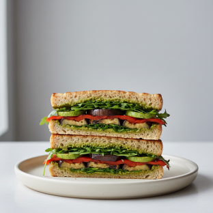 Grilled Vegetables Sandwich Grilled Vegetables Sandwich