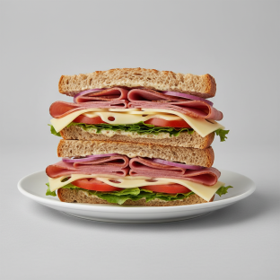 Black Forest Ham and Swiss Sandwich Black Forest Ham and Swiss Sandwich