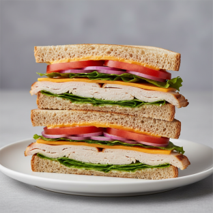 Turkey Cheddar Sandwich Turkey Cheddar Sandwich