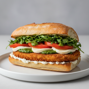 Eggplant Milanese Sandwich Eggplant Milanese Sandwich
