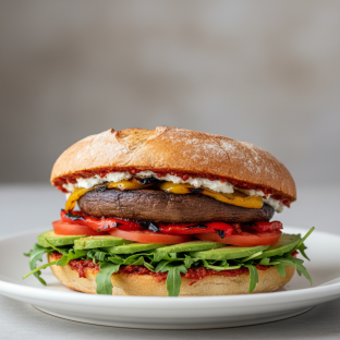 Portobello Mushroom Sandwich Portobello Mushroom Sandwich