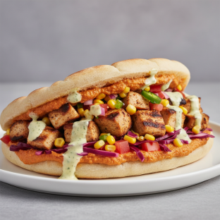 Chicken Kebab Sandwich Chicken Kebab Sandwich