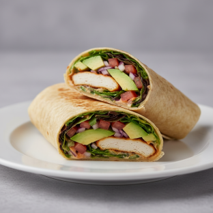 Southwest Wrap with Chef's Salad Southwest Wrap with Chef's Salad